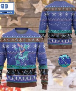 greninja pokemon anime custom imitation knitted ugly christmas sweater 3 trSd2