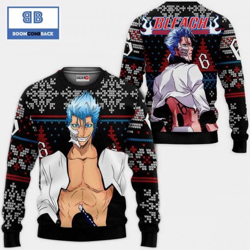 Grimmjow Jaegerjaquez Bleach Anime Ugly Christmas Sweater