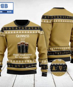 guinness beer magic black water christmas 3d sweater 2 vUdBp
