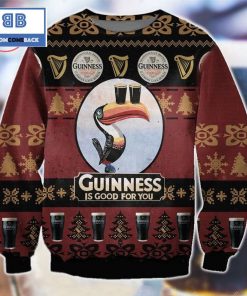 guinness toucan beer is good for you christmas 3d sweater 2 jwaPh
