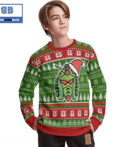 gundam pixel anime christmas custom knitted 3d sweater 2 PpHo3