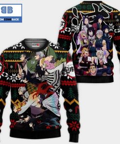 hashira team kimetsu no yaiba anime ugly christmas sweater 3 9dgPf