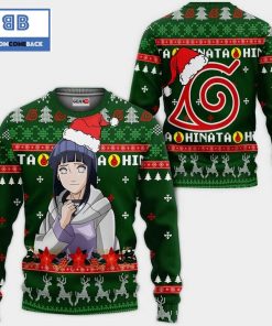 hinata hyuga satan claus naruto anime ugly christmas sweater 2 dPiHn