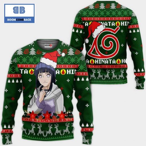 Hinata Hyuga Satan Claus Naruto Anime Ugly Christmas Sweater