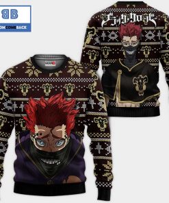ideale zora black clover anime ugly christmas sweater 3 9Td4C