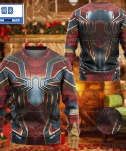 iron spider man custom imitation knitted christmas 3d sweater 3 ZbCgO