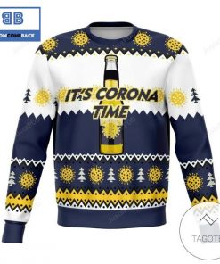 it corona time beer christmas 3d sweater 4 rh0S5