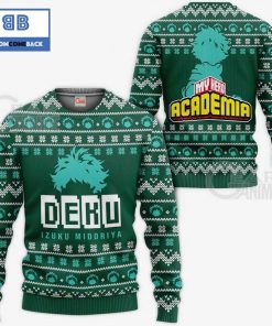 izuku midoriya my hero academia anime ugly christmas sweater 3 4jAmm
