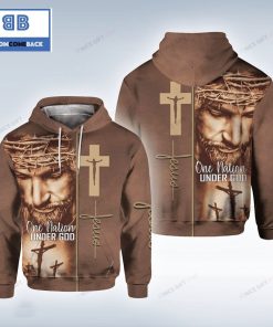 jesus one nation under god 3d hoodie 3 ZdBbp