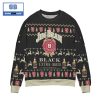 Jim Beam Bourbon Whisky Christmas Black 3D Sweater