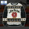 Jim Beam Black Extra Aged Bourbon Reindeer Pattern Christmas 3D Sweater