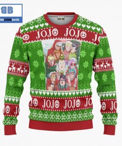 jojo bizarre adventure anime christmas custom knitted 3d sweater 3 yeJl5