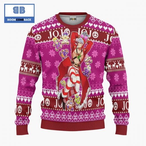 Jonathan Joestar JoJo Bizarre Adventure Anime Christmas Custom Knitted 3D Sweater