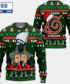 kakashi konoha naruto anime ugly christmas sweater 3 O9lpS