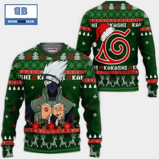 Kakashi Konoha Naruto Anime Ugly Christmas Sweater