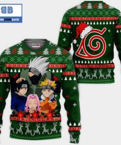 kakashi team 7 naruto anime christmas 3d sweater 2 qs5hY