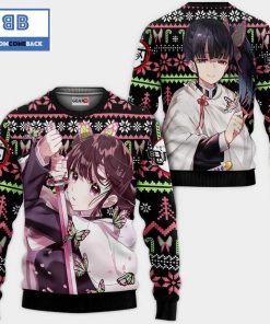 kanao kimetsu no yaiba anime christmas 3d sweater 2 pUz1A