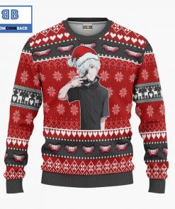 kaneki ken tokyo ghoul anime christmas custom knitted 3d sweater 3 gdHQR