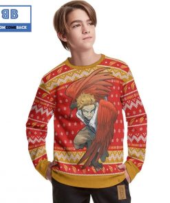Keigo Takami My Hero Academia Anime Custom Hawks Knitted 3D Sweater