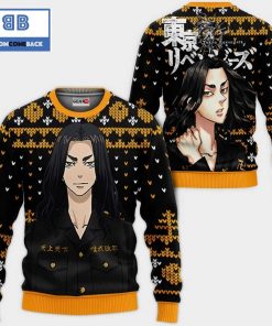 keisuke baji tokyo revengers anime christmas 3d sweater 2 fqaIC