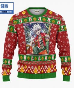 killua zoldyck hunter x hunter anime christmas custom knitted 3d sweater 3 q7IfU