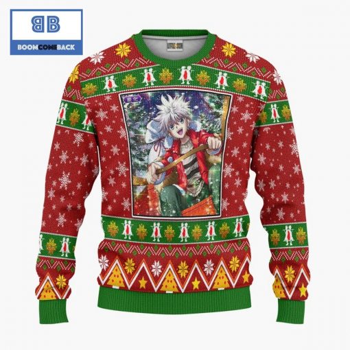 Killua Zoldyck Hunter x Hunter Anime Christmas Custom Knitted 3D Sweater