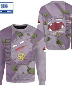 koffing pokemon anime 3d sweatshirt 2 p6rFU