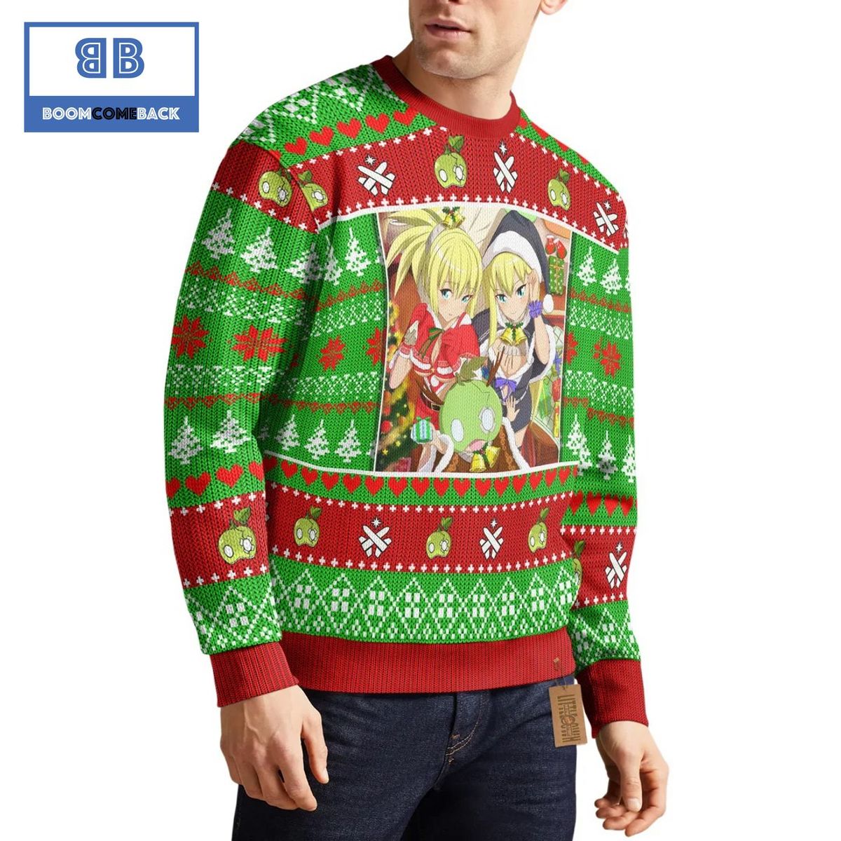 Kohaku Ruri And Suika Dr Stone Anime Christmas Custom Knitted 3D Sweater