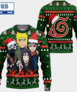 konoha team minato naruto anime christmas 3d sweater 2 pIjtR
