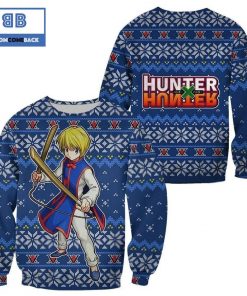 kurapika hunter x hunter anime ugly christmas sweater 2 kfftn
