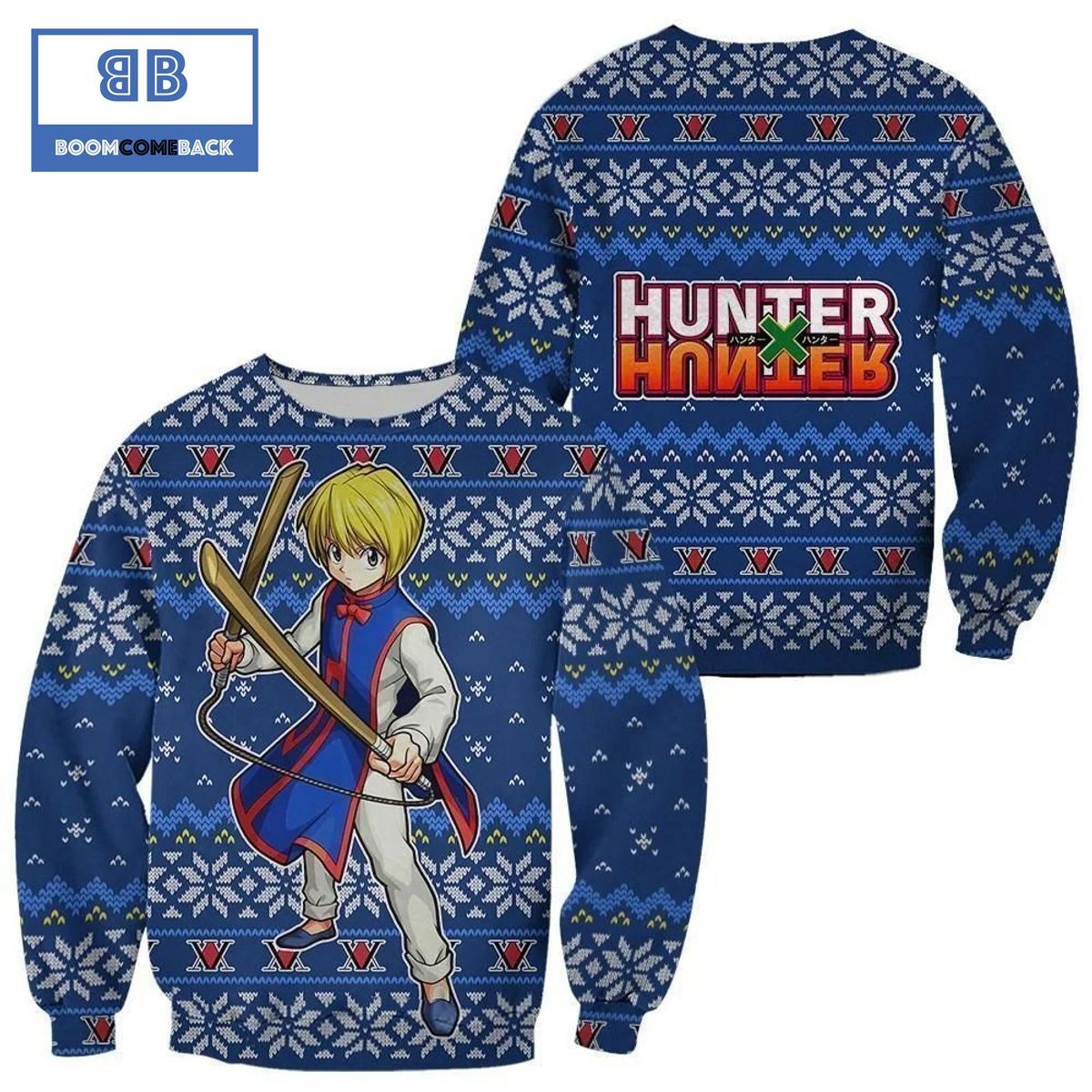 Kurapika Hunter x Hunter Anime Ugly Christmas Sweater