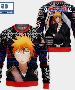 kurosaki ichigo bleach anime christmas 3d sweater 2 lIPuF