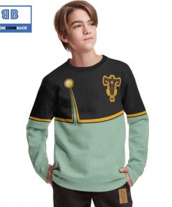 Luck Voltia Uniform Black Clover Anime 3D Sweater