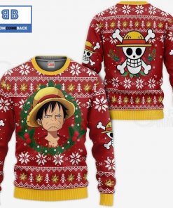 luffy one piece anime christmas 3d sweater 4 ZkMxj