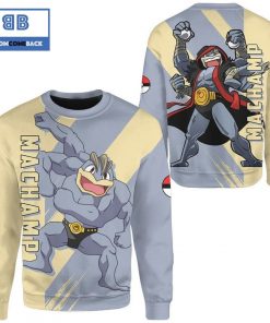 machamp pokemon anime christmas 3d sweatshirt 3 A6pO0