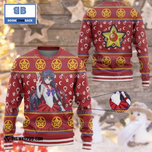 Mars Sailor Moon Anime Custom Imitation Knitted Christmas 3d Sweater