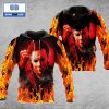 Michael Myers A Real Man Will Chase After You Custom Name Halloween 3D Hoodie