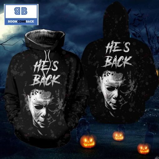 Michael Myers He’s Back Halloween 3D Hoodie