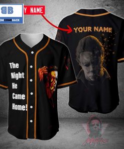 Michael Myers The Night He Came Home Custom Name Halloween Baseball Jersey