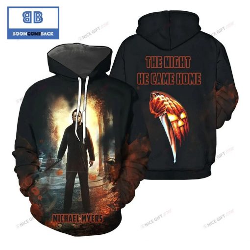 Michael Myers The Night He Came Home Halloween 3D Hoodie