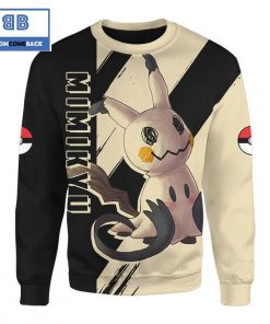 mimikyu pokemon anime christmas 3d sweatshirt 3 8Io84