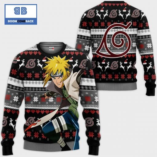 Minato Naruto Anime Ugly Christmas Sweater