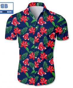 mlb boston red sox tropical flower hawaiian shirt 2 uSPQS