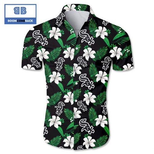 MLB Chicago White Sox Tropical Flower Hawaiian Shirt