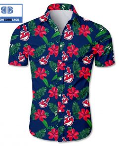 mlb cleveland indians tropical flower hawaiian shirt 2 1vNqs