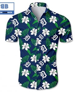 mlb detroit tigers tropical flower hawaiian shirt 2 qqP04