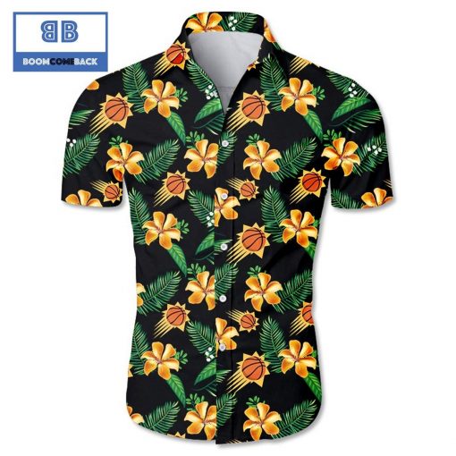 MLB Phoenix Suns Tropical Flower Hawaiian Shirt
