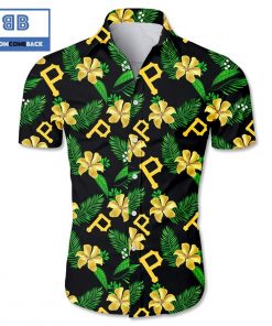 mlb pittsburgh pirates tropical flower hawaiian shirt 2 FGoUc