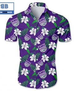 MLB Sacramento Kings Tropical Flower Hawaiian Shirt