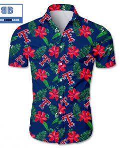 mlb texas rangers tropical flower hawaiian shirt 2 poQ6m